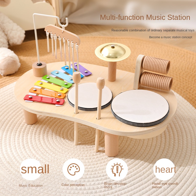 Kids Education Music - LazyChild Çocuklar eğitici oyuncak Ahşap Müzik