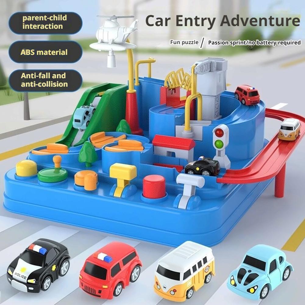Kids Educational Device - Yarış Demiryolu Arabası Model Tren Raylı