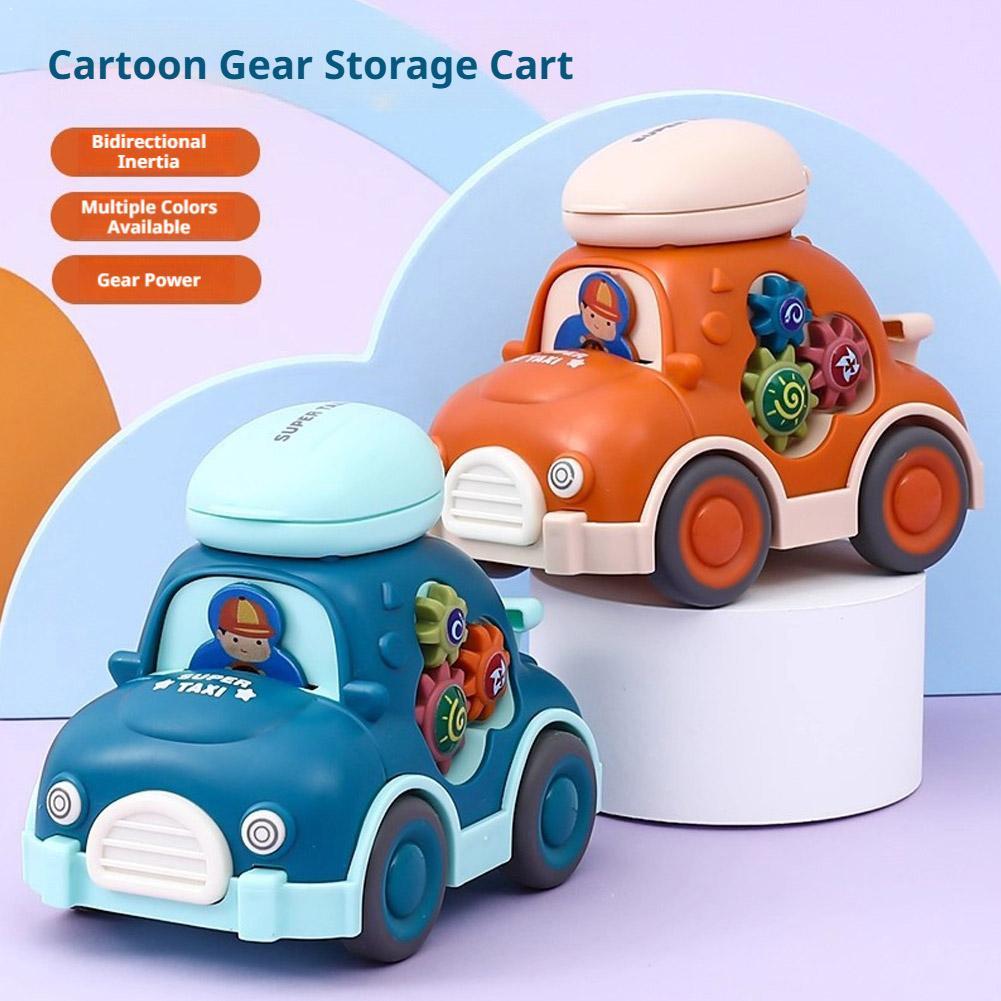 Kids Educational Device - Çizgi Film Mini Geri Çekmeli Oyuncak