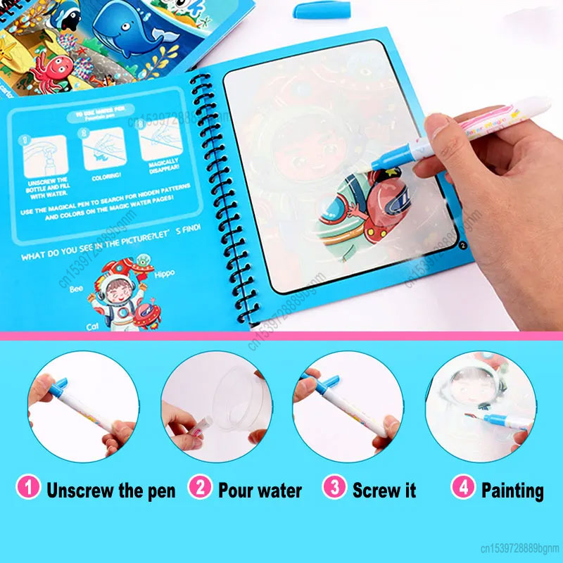 Karikatür sihirli su boyama bo - Educational Cartoon For Kids incelemesi ve fiyatı