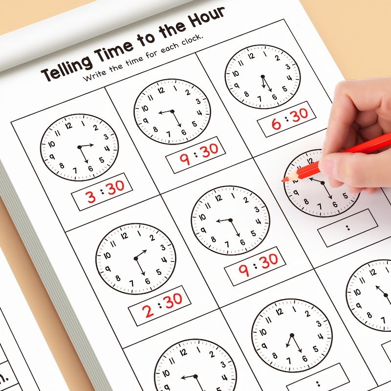 Çocuklara Saati Anlatma Pratiğ - Kids Educational Workbooks incelemesi ve fiyatı