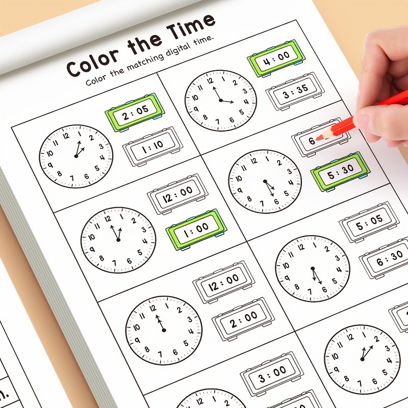 Çocuklara Saati Anlatma Pratiğ - Kids Educational Workbooks incelemesi ve fiyatı