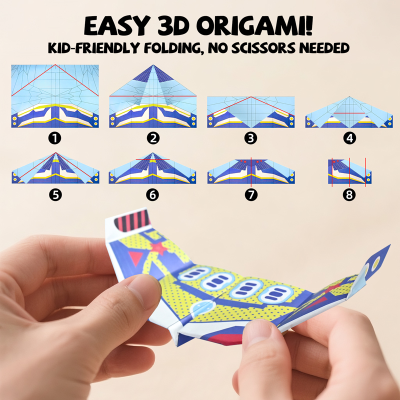 36 yaprak kağıt uçak origami s - Kids Educational Device incelemesi ve fiyatı