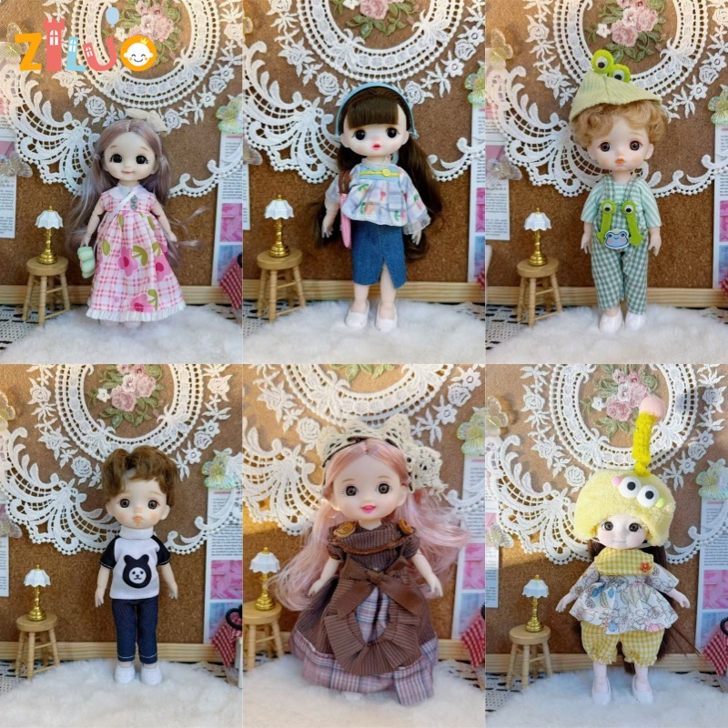 16 cm BJD Bebek 1/8 Moda Bebek - Educational Cartoon For Kids incelemesi ve fiyatı
