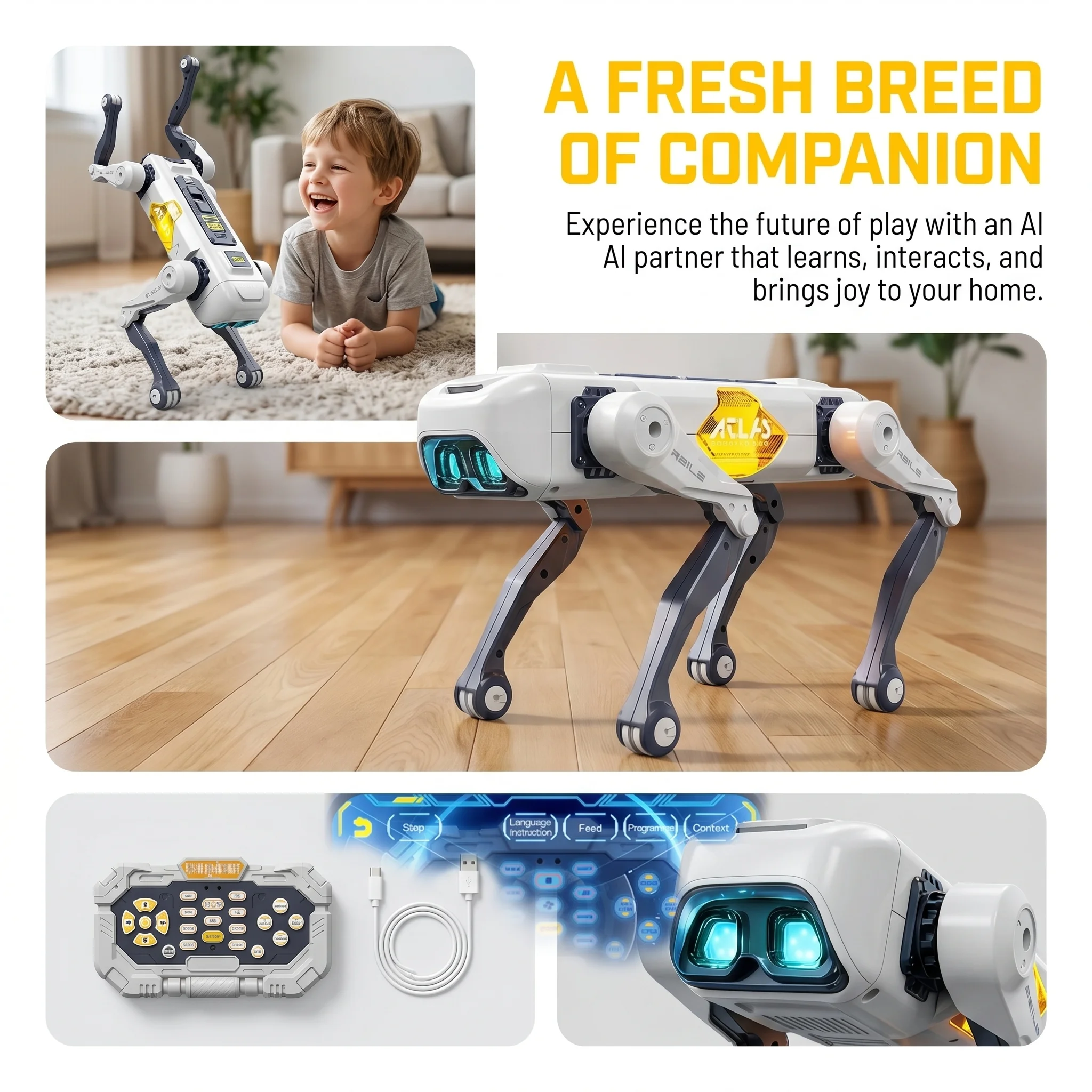 Yapay Zeka Akıllı Robot Köpek, - Kids Educational Device incelemesi ve fiyatı