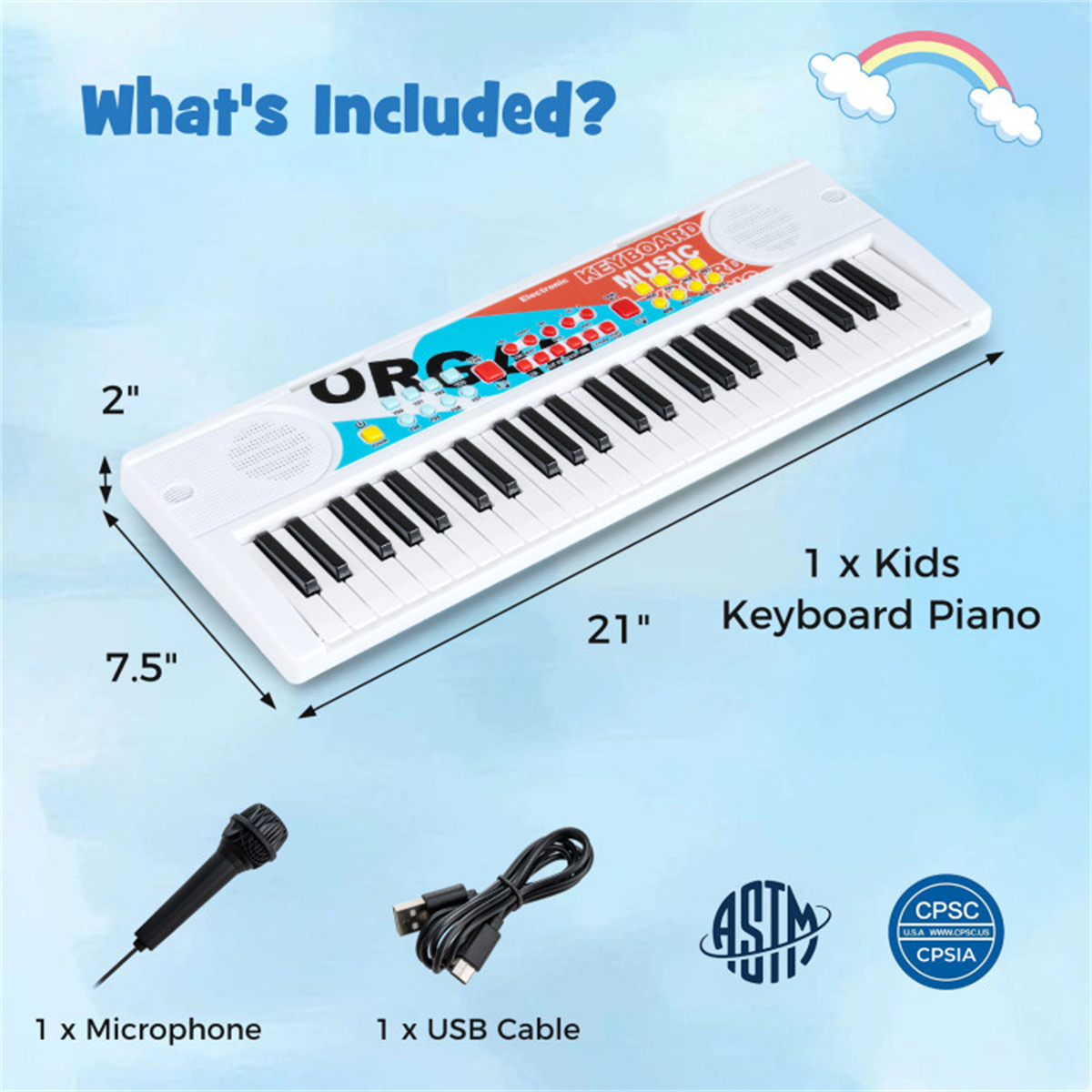 49 Tuşlu Çocuk Elektronik Klav - Kids Education Music incelemesi ve fiyatı
