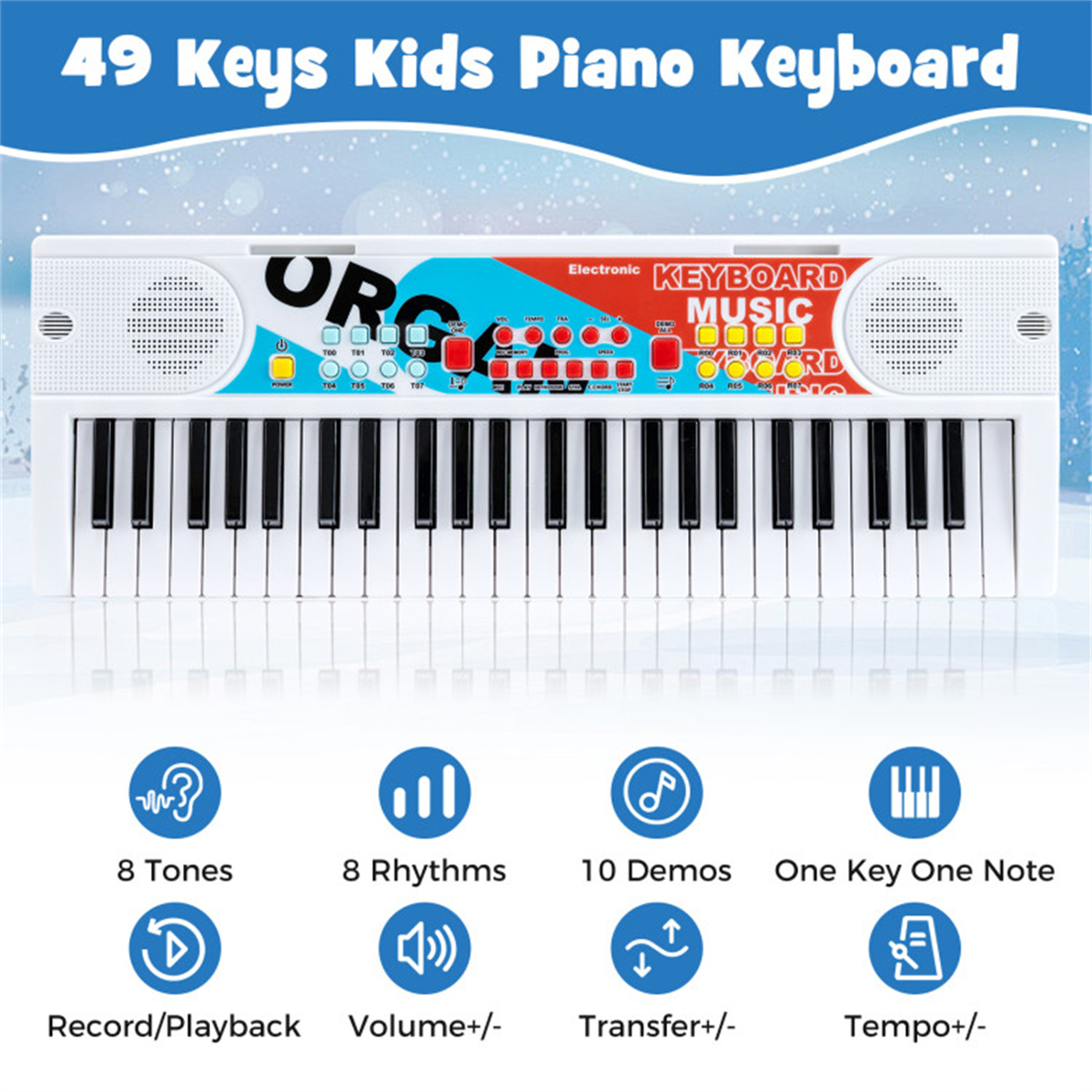 49 Tuşlu Çocuk Elektronik Klav - Kids Education Music incelemesi ve fiyatı